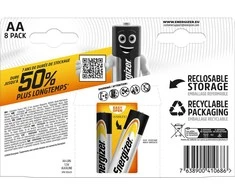 Energizer battery Alkaline Power AA CHP8