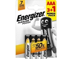 Energizer battery Alkaline Power AAA CHP4 3+1