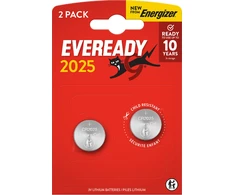 Energizer baterija Eveready ličio CR2025 BP2