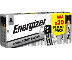 „Energizer LR03/20 Everyday“ AAA šeimos, 20 šarminių baterijų pakuotė
