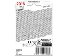 Energizer battery Lithium CR2016 BP1