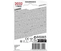 „Energizer“ ličio baterija CR2032 BP1