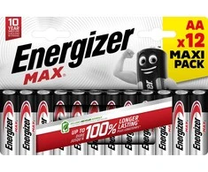 ENERGIZER MAX AA B12 1.5V ALK.BATTERIES