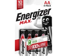 Energizer battery Max Alkaline AA CHP4