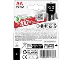 Energizer battery Max Alkaline AA CHP6 4+2