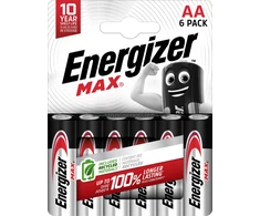 Energizer MAX - Pieštukas AA/4 2 free