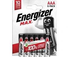 Energizer MAX - AAA/4 mikro lemputė 2 nemokamai