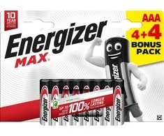 Energizer Energizer LR03/8 Max AAA 4+4 zdarma