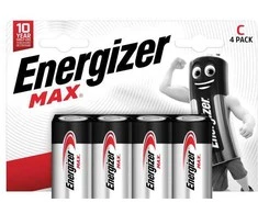 Energizer battery Max Alkaline C CHP4
