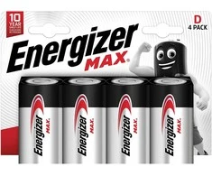 Energizer battery Max Alkaline D CHP4