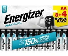 Energizer Energizer LR6/12 Max Plus AA 8+4 nemokamos baterijos