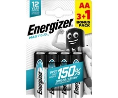 Energizer battery Max Plus Alkaline AA CHP4 3+1
