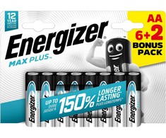 Energizer battery Max Plus Alkaline AA CHP8 6+2