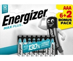 Energizer battery Max Plus Alkaline AAA CHP8 6+2