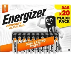 Energizer battery Primary Alkaline AAA CHP20