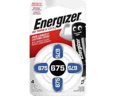 ENERGIZER 675 ZINC AIR TL4