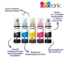 Epson all-in-one ink tank spausdintuvas EcoTank L5310, juodas