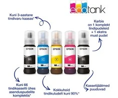 Spausdintuvas Epson | EcoTank | L3280 | Inkjet | Spalvotas | A4 | Wi-Fi | Juodas
