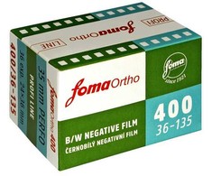Kietasis diskas Foma filmas Ortho 400/36