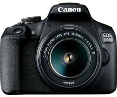 Canon EOS 2000D + 18-55mm III rinkinys, juodas