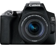 Fotoaparatas Canon EOS 250D + 18-55mm IS STM rinkinys, juodas