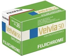 Fujifilm Spalvota pozityvinė fotojuosta VELVIA RVP 50 135/36