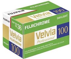 Fujifilm Fujichromo plėvelė Velvia RVP 100/36