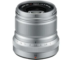 Objektyvas Fujifilm Fujinon XF 50mm f/2 R WR lens, sidabrinis