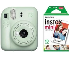 Fujifilm Instax Mini 12, mint žalias + filmas