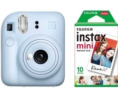 Fujifilm Instax Mini 12, pastel mėlynas + filmas