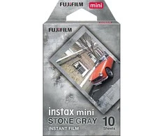 Fujifilm instax mini Film stone pilka