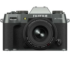 Sisteminis fotoaparatas FUJIFILM X-T50/XF16-50mmF2.8-4.8 R LM WR Charcoal Sidabrinis (Tamsiai Sidabrinis)