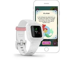 Išmanusis laikrodis vaikams Garmin vivofit Jr. 3, Disney Princess, Baltos spalvos