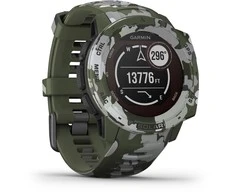 Išmanusis laikrodis Garmin Instinct Solar, Camo Edition, GPS laikrodis, Lichen Camo, WW