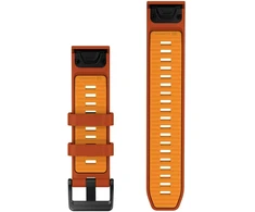 Garmin QuickFit 22 Watch Bands, Autumn Oranžinis/Spark Oranžinis Silicone