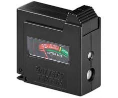 Goobay battery tester, juodas
