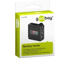 Goobay battery tester, juodas