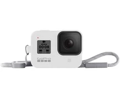 GOPRO SLEEVE + LANYARD (HERO8 Juodas) Baltas HOT