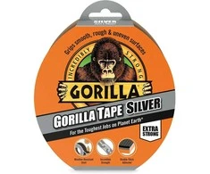 Remonto juosta Gorilla Sidabrinis, vienpusė, 32 m x 5 cm x 170