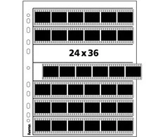 Nuotraukų rėmelis Hama negative sleeves 35mm/7A6 PG 25 sheets (2250)