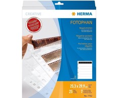 Nuotraukų rėmelis Herma negatyvinė rankovė 6 PP CL 25 lakštai (7762)