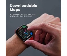 Išmanusis laikrodis Amazfit Bip 6, Kreminės spalvos su raudonu dirželiu