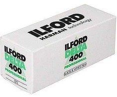 Ilfordo filmas „Delta 400-120“.