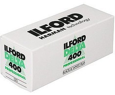 Ilfordo filmas „Delta 400-120“.