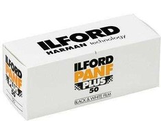 Ilfordo filmas Pan F Plus 50-120