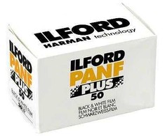 Ilfordo filmas Pan F Plus 50/36