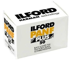 Ilfordo filmas Pan F Plus 50/36