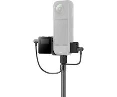 „Insta360 X5“ laikiklis su nematomu mikrofonu ir šaltuoju lizdu