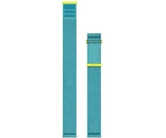 „Garmin“ greito atleidimo apyrankės (22 mm), „Amp Geltona“ / turkio spalvos „ComfortFit“ audinys