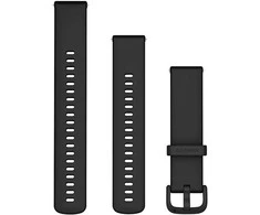 Garmin greitai atsegami Quck Release dirželiai, 20 mm, Juodos spalvos